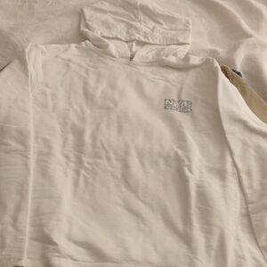 NYC Athletics White Hoodie